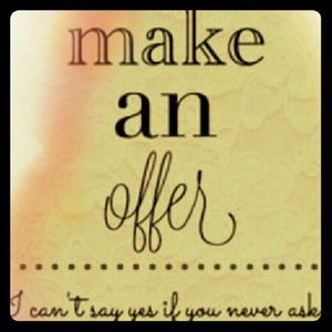 All offers are welcome! Closet close out sale!